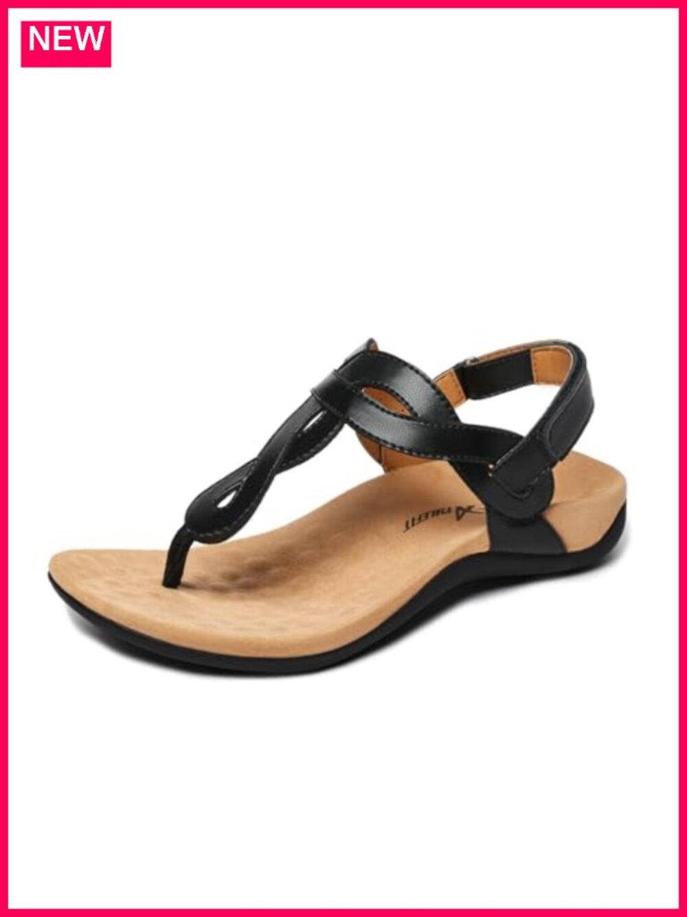 Women's Orthopedic Arch Support Sandals Comfortable Thong T-Strap Flat Sandals
